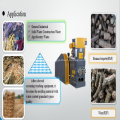 Biomass briquette machine